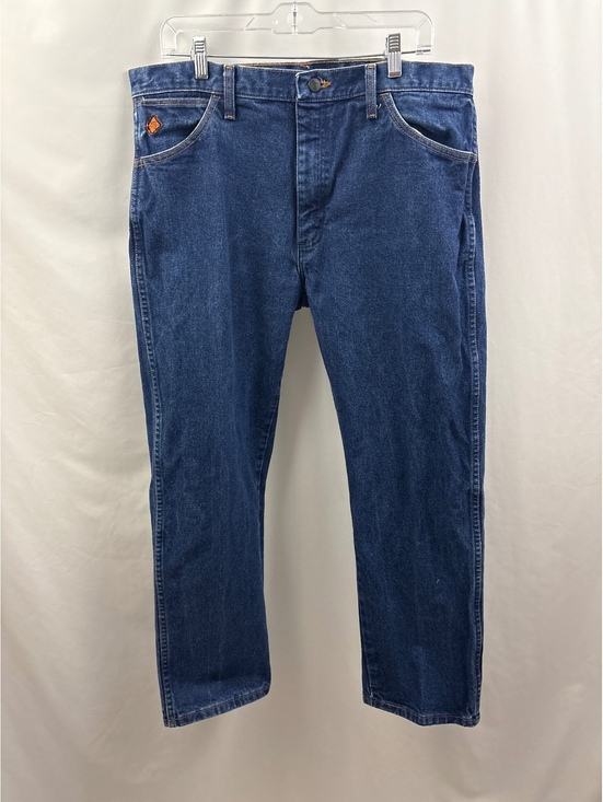 Wrangler Other - Wrangler FR Jeans Mens 36x30 Blue Original Fit FR13MWZ Flame Resistant Pants